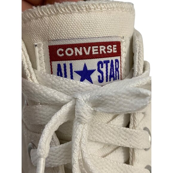 Converse All Star Chuck Taylor Low Rise Shoes White Sneakers Womens 7 - Picture 8 of 12